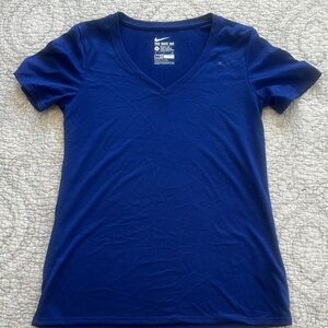 Nike Women's Short Sleeve Royal Blue Tee